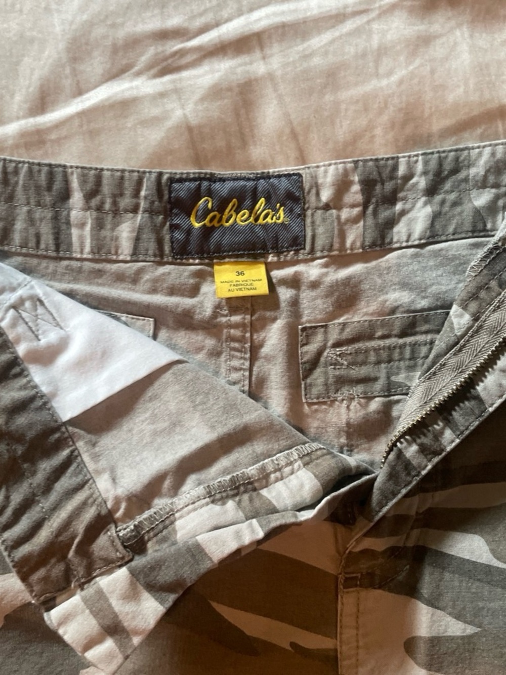 Cabela's Men's Olive and Tan Camo Shorts